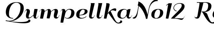 QumpellkaNo12 Regular