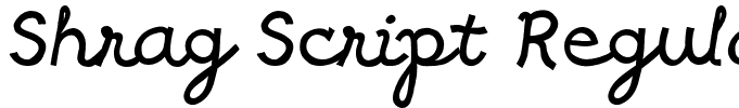 Shrag Script Regular