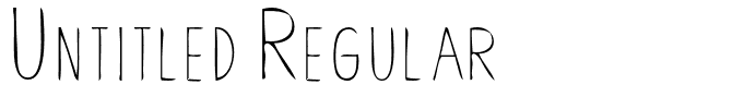 Untitled Regular