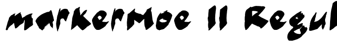 markerMoe II Regular