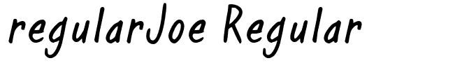 regularJoe Regular