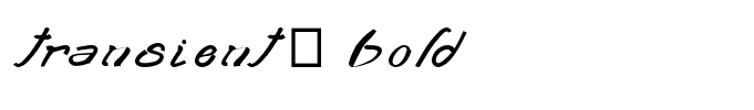 transient2 Bold