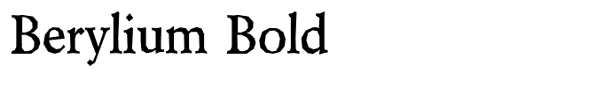 Berylium Bold