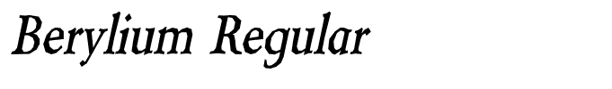 Berylium Regular