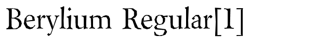 Berylium Regular[1]
