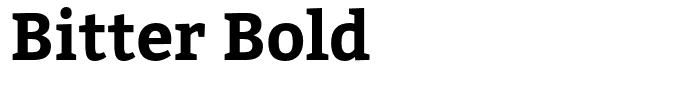 Bitter Bold