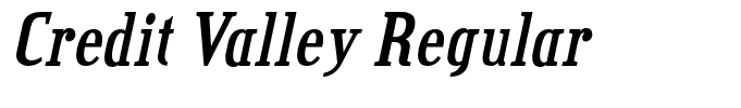 Credit Valley Regular