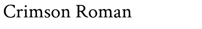 Crimson Roman