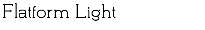 Flatform Light