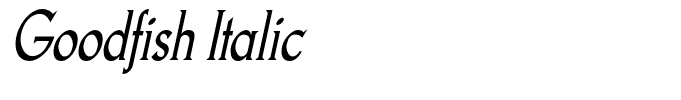 Goodfish Italic