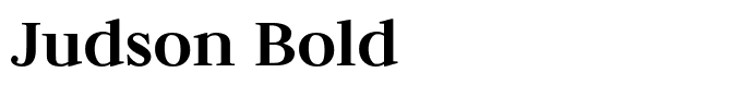 Judson Bold