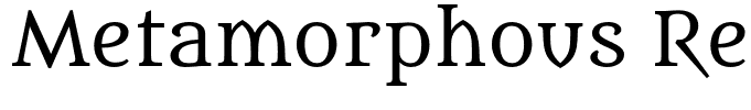 Metamorphous Regular