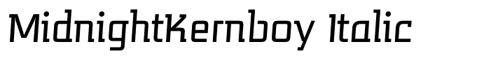 MidnightKernboy Italic