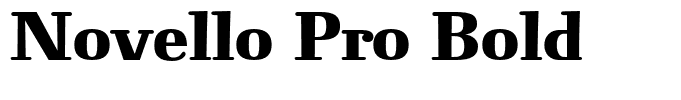 Novello Pro Bold