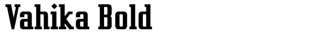 Vahika Bold