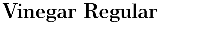 Vinegar Regular