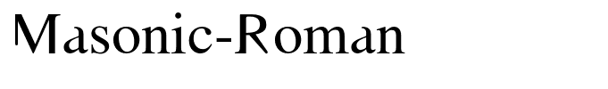 Masonic-Roman
