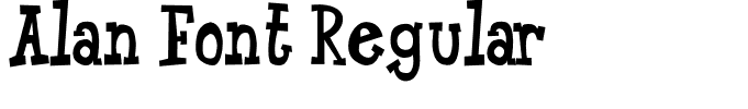 Alan Font Regular