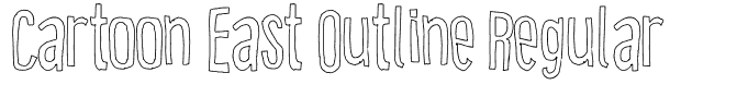 Cartoon East Outline Regular