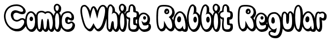 Comic White Rabbit Regular