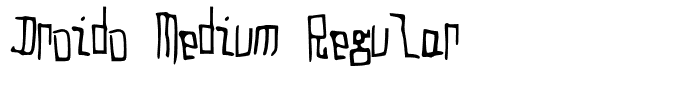 Droido Medium Regular