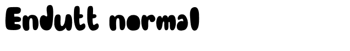 Endutt normal