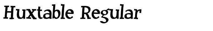 Huxtable Regular