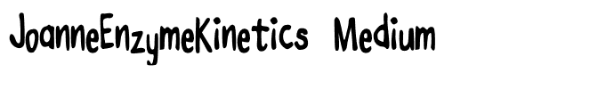 JoanneEnzymeKinetics Medium