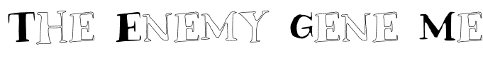 The Enemy Gene Medium Regular