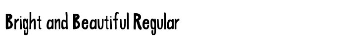 Bright and Beautiful Regular