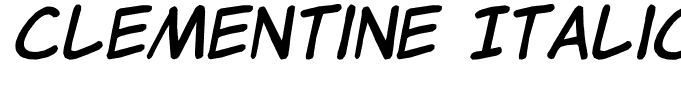 Clementine Italic
