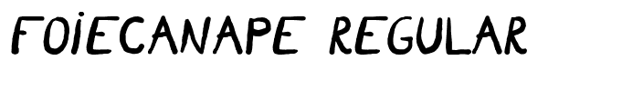 FoieCanape Regular