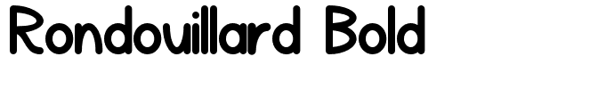 Rondouillard Bold