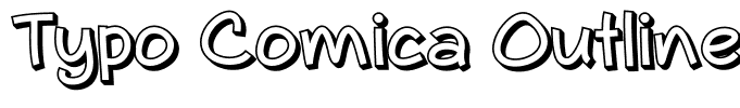 Typo Comica Outline Regular