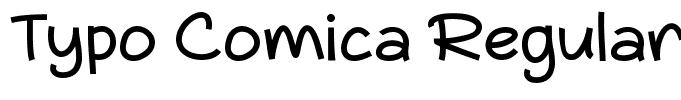 Typo Comica Regular