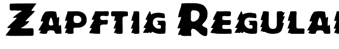 Zapftig Regular