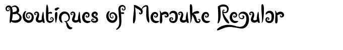 Boutiques of Merauke Regular