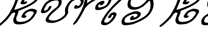 Kurly Kyoots Italic