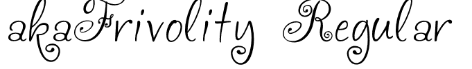 akaFrivolity Regular