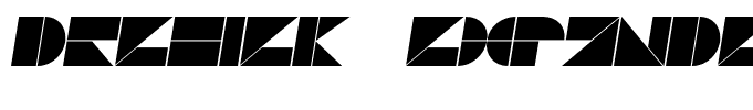 Drebiek Expanded Italic