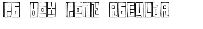 FE Box Font Regular