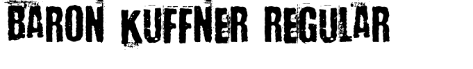 Baron Kuffner Regular