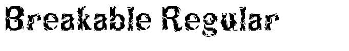 Breakable Regular