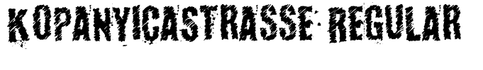 KopanyicaStrasse Regular