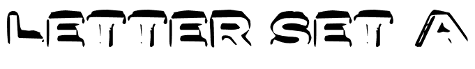 Letter Set A Regular
