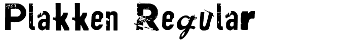 Plakken Regular