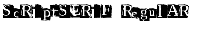 ScriptSERIF Regular
