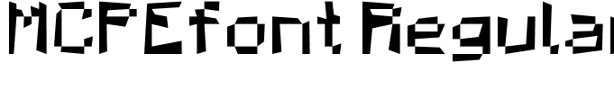 MCPEfont Regular
