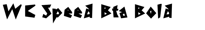 WC Speed Bta Bold