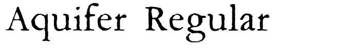 Aquifer Regular